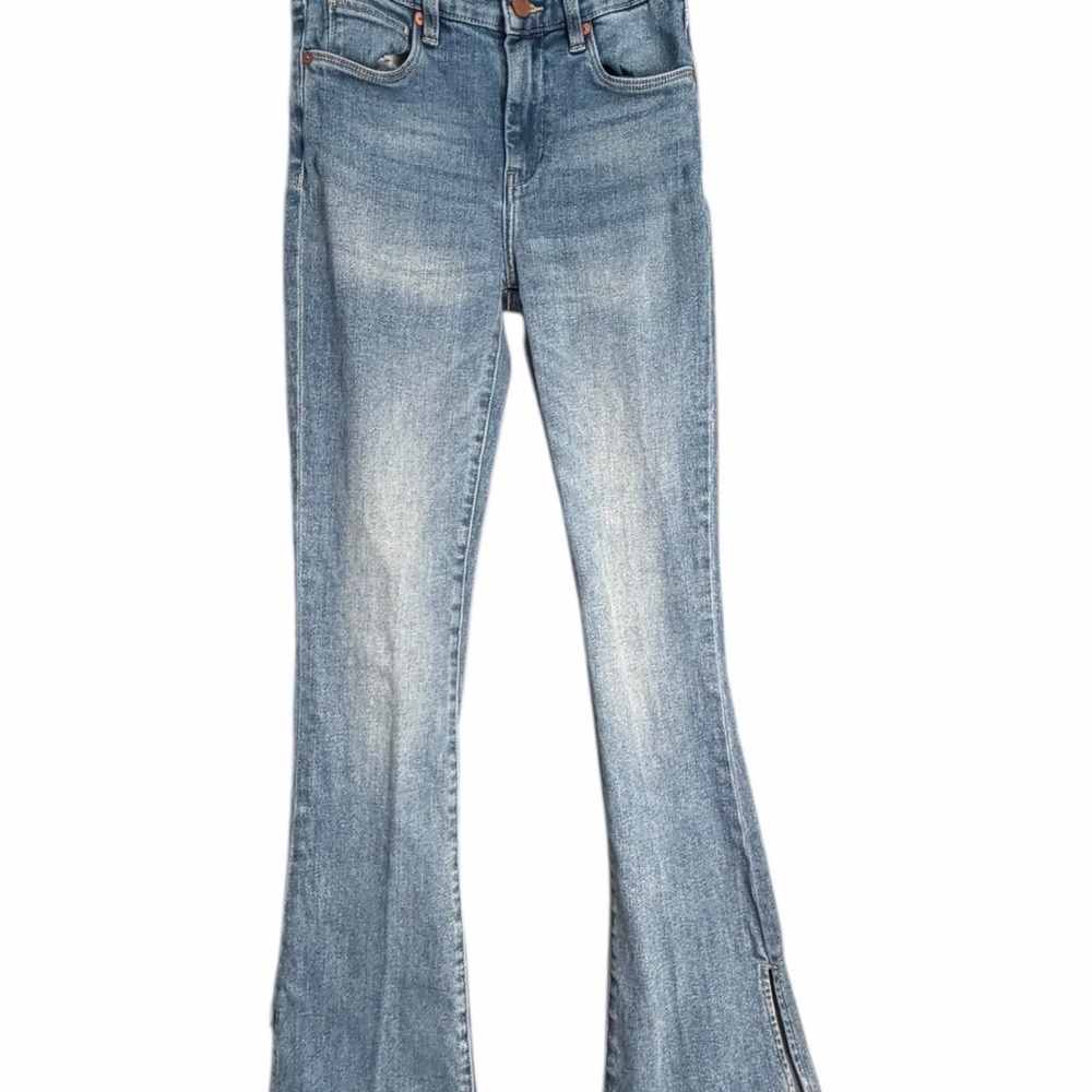 Blank NYC The Hoyt Flare Split Hem High Waist Jeans Sz 25 - Picture 2 of 13